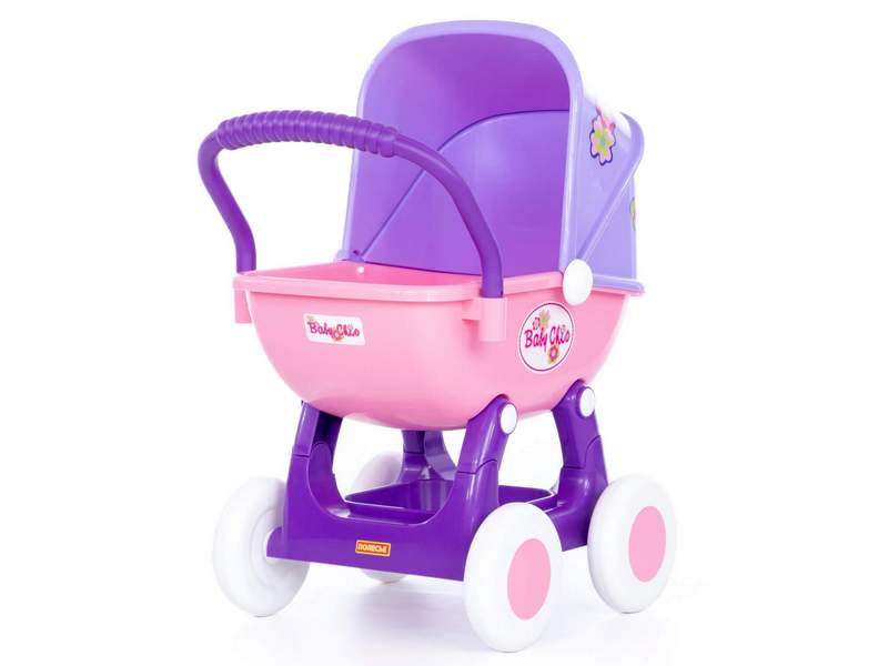 Коляска для кукол "Arina" 4-х колёсная в пакете