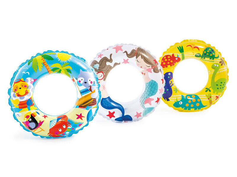 Надувной круг "ПРОЗРАЧНОЕ КОЛЬЦО" 61см от 6 до 10 лет 59242NP