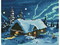 Алмазная мозаика 17x22 см ЗИМНИЙ ДОМИК (с подр., с полн. заполн., класс.) 0