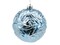 Шар елочный ЗИМНИЙ УЗОР из полистирола 10 см 91355 0
