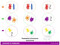 Материал счетный фигурки "Насекомые" (72 шт, 12 видов, 6 цветов) 4
