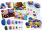 Радужные камешки " Природные цвета" 6 форм, 2 размера, 6 цветов, 72 шт с карточками 2