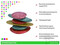 Радужные камешки "Юниор" (Эко) 3 формы, 6 цветов, 36 шт с карточками 1
