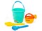 Набор №516: ведро-замок большое, лопатка №5, грабельки №5, лейка малая №4 0